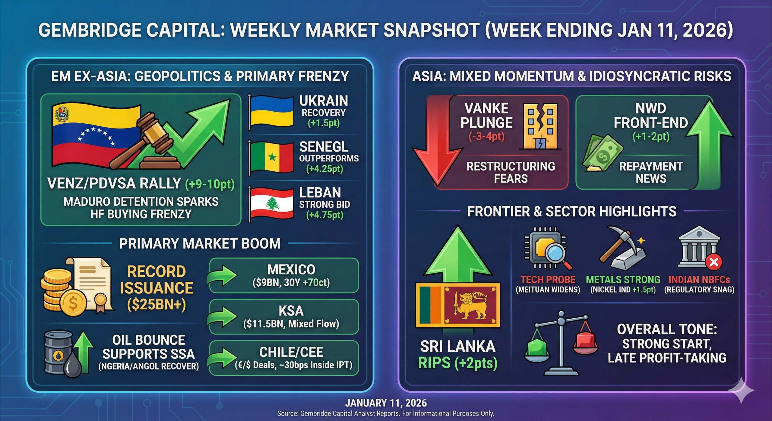 Weekly Market Infographic