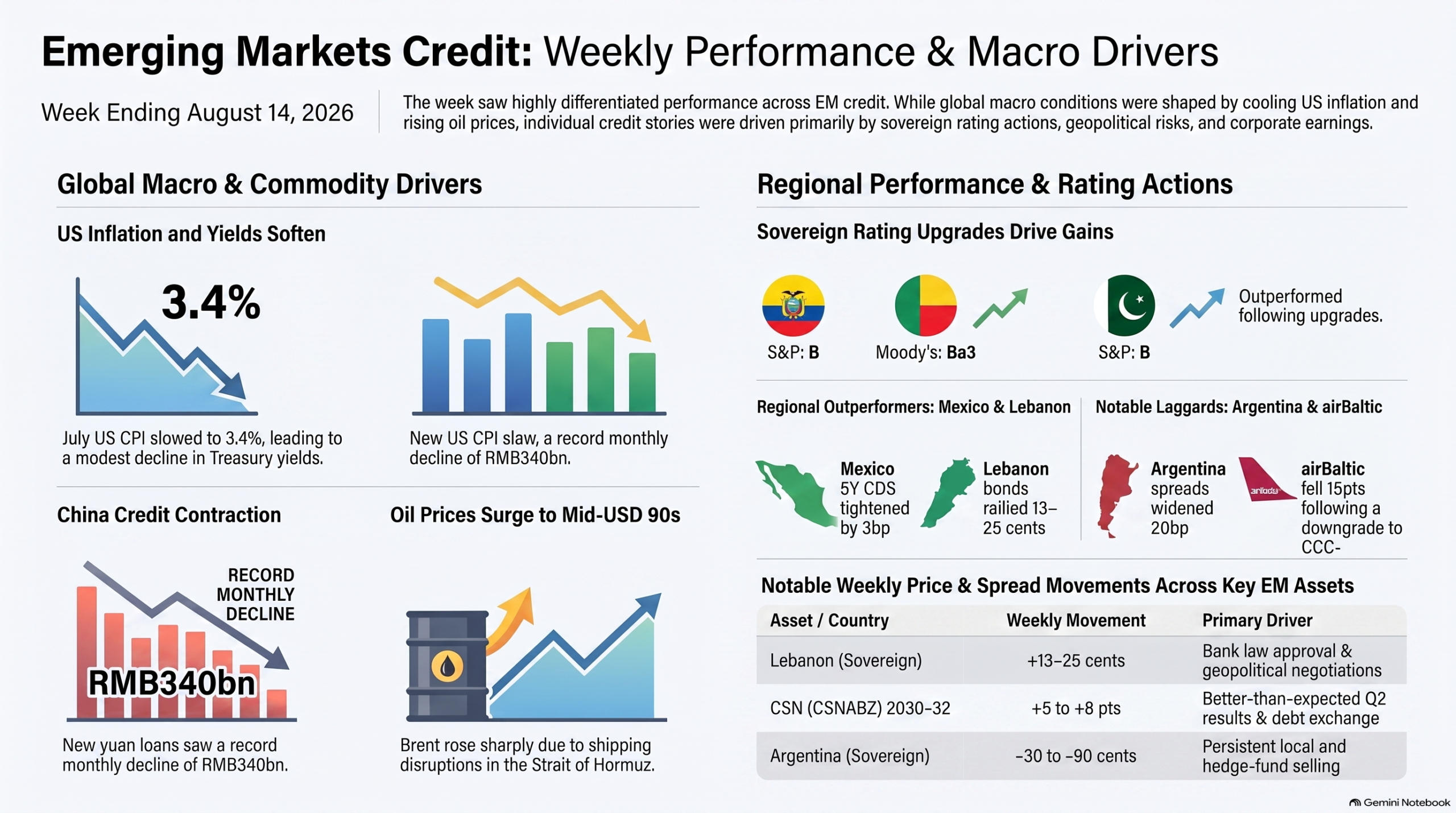 Weekly Market Infographic